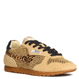 Sneakers Windspin In Suede Lavorato E Pelle