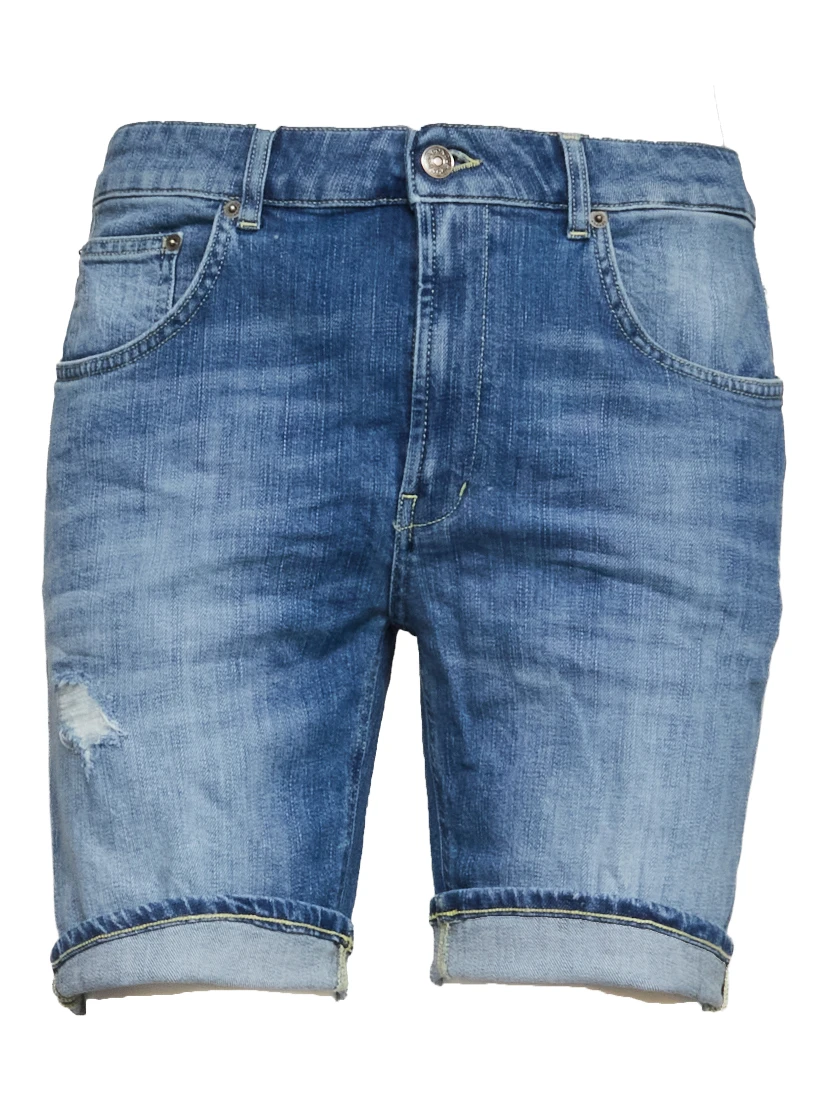 Bermuda Derick In Denim Blu Stretch