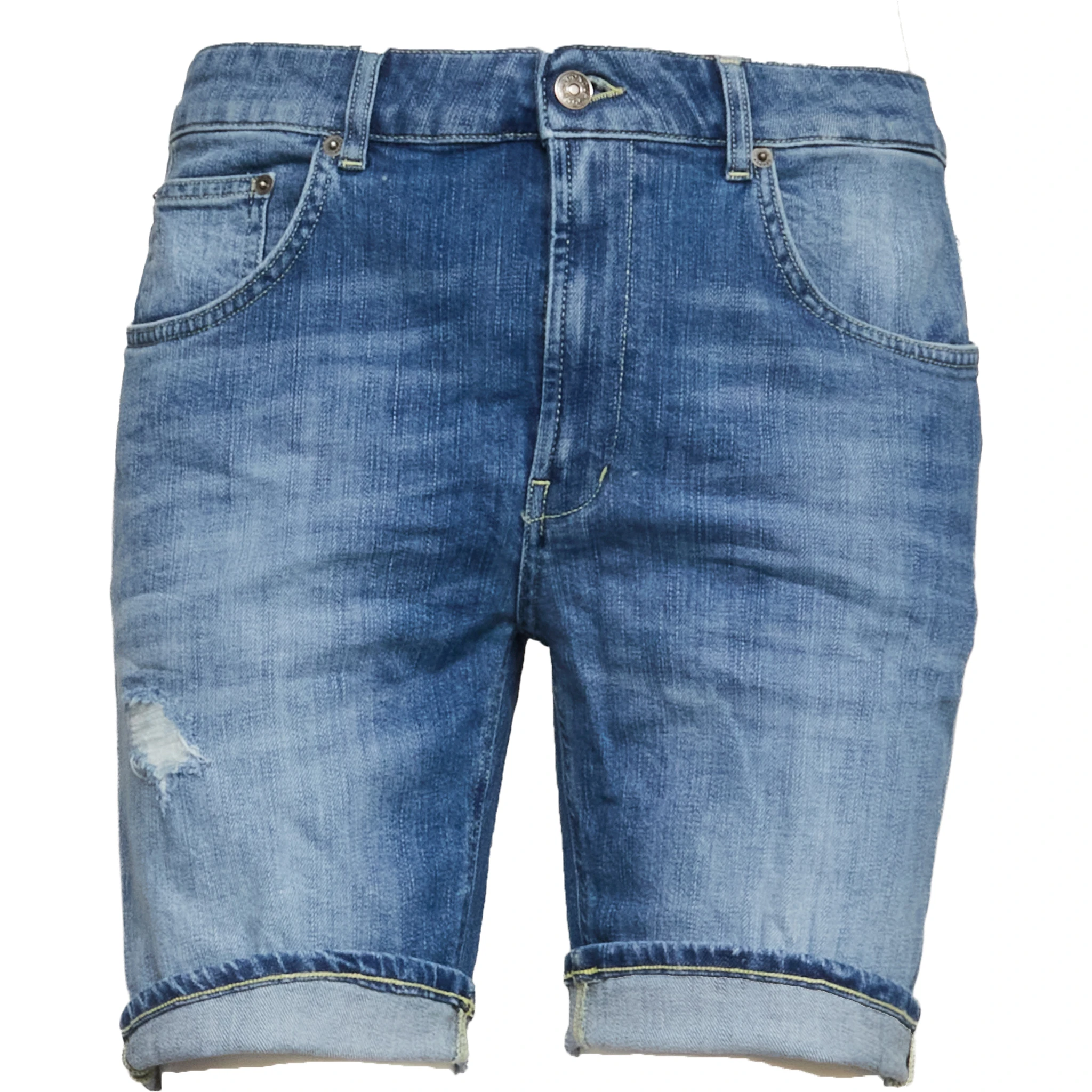 Bermuda Derick In Denim Blu Stretch