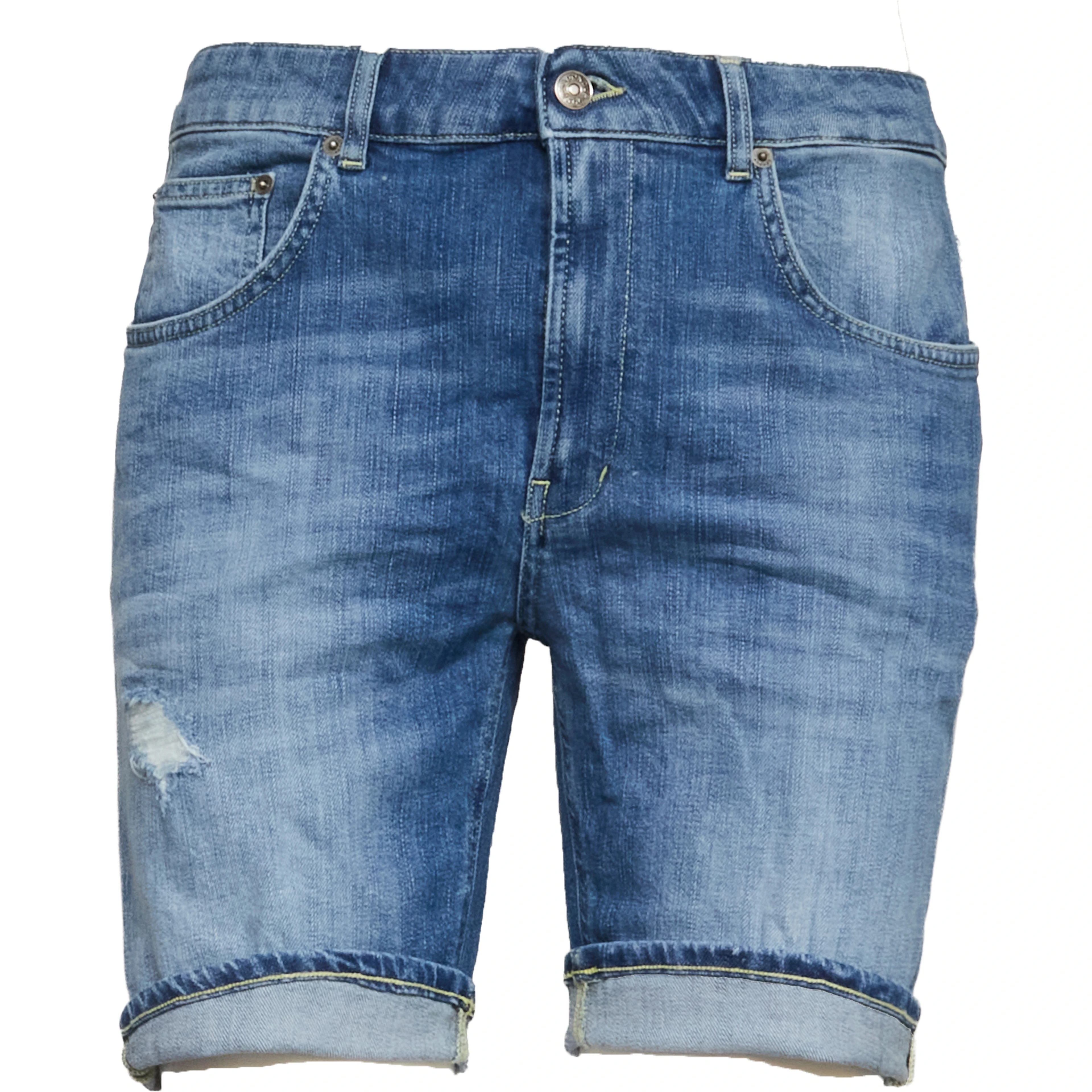 Bermuda Derick In Denim Blu Stretch
