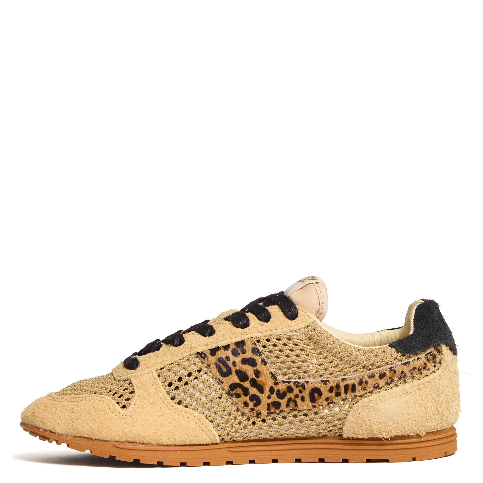 Sneakers Windspin In Suede Lavorato E Pelle