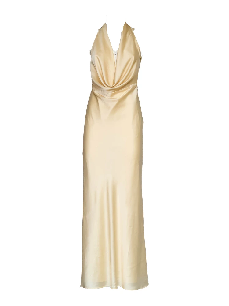 MIna Chiffon Halter Dress