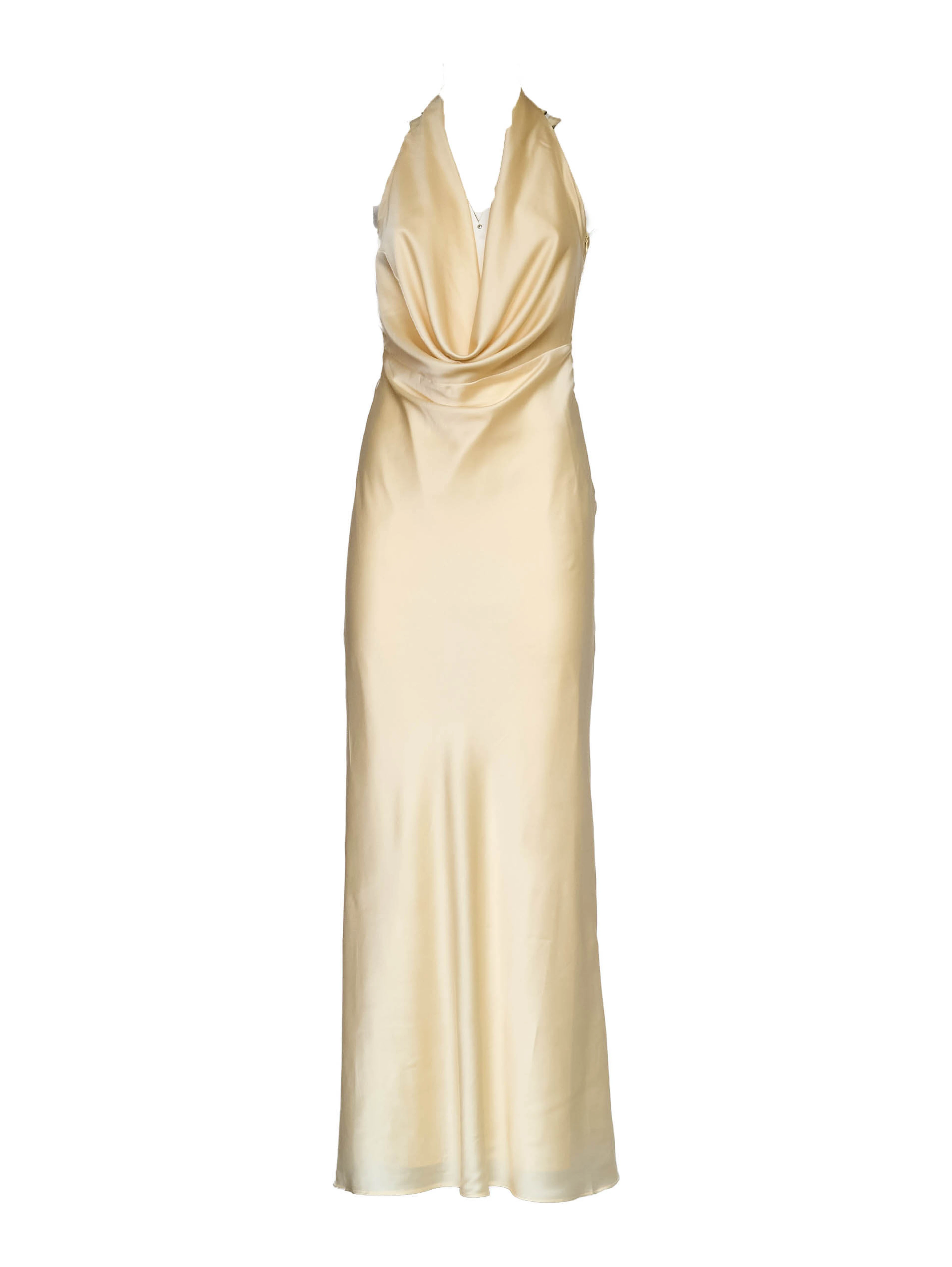 MIna Chiffon Halter Dress