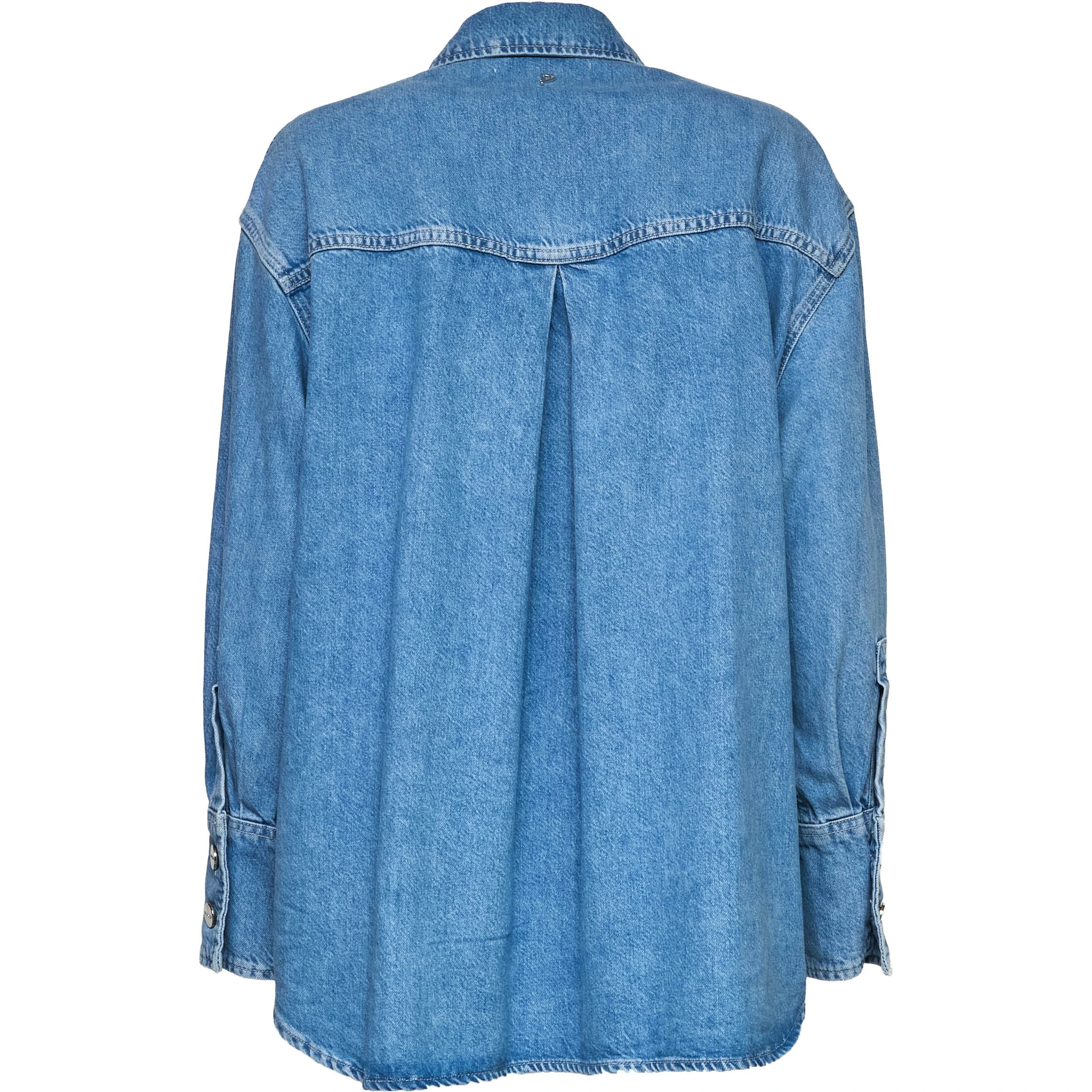 Camicia Over In Denim Cotone Lyocell 10 1/2 Oz