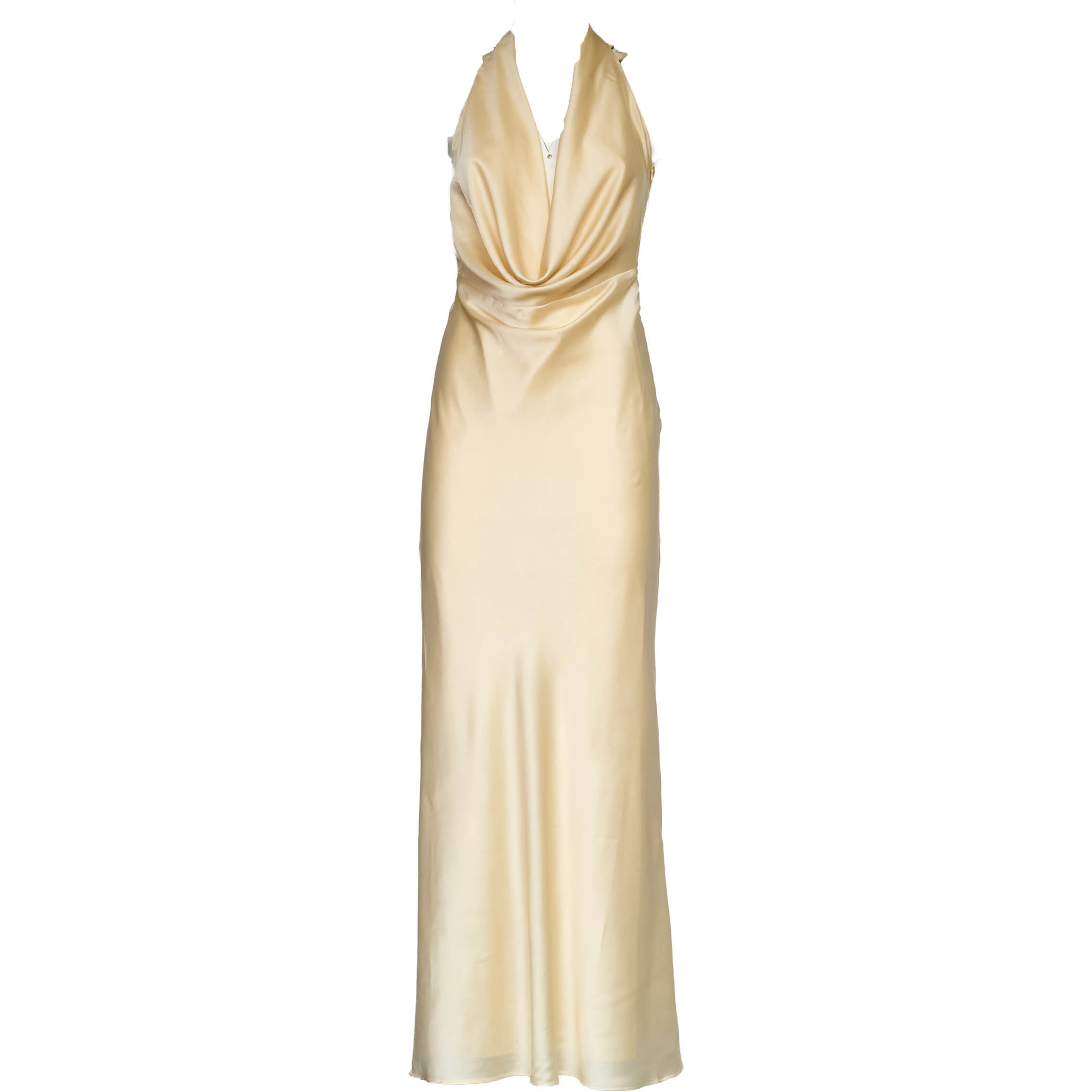MIna Chiffon Halter Dress