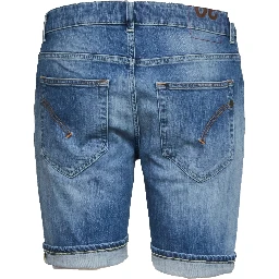 Bermuda Derick In Denim Blu Stretch