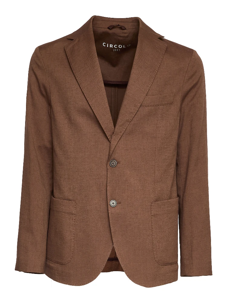 Blazer Monopetto Cotone, Lino