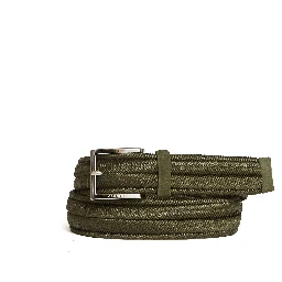 Cintura Elasticizzata Rope Elast In Lino