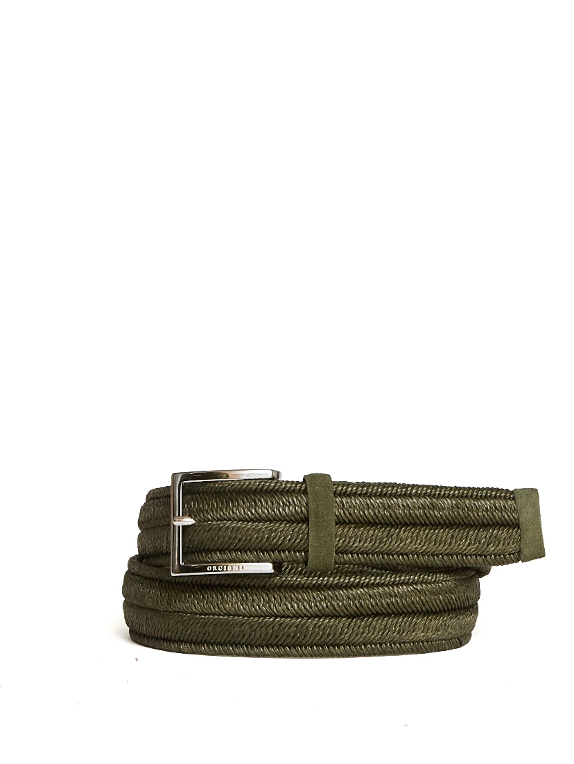 Cintura Elasticizzata Rope Elast In Lino