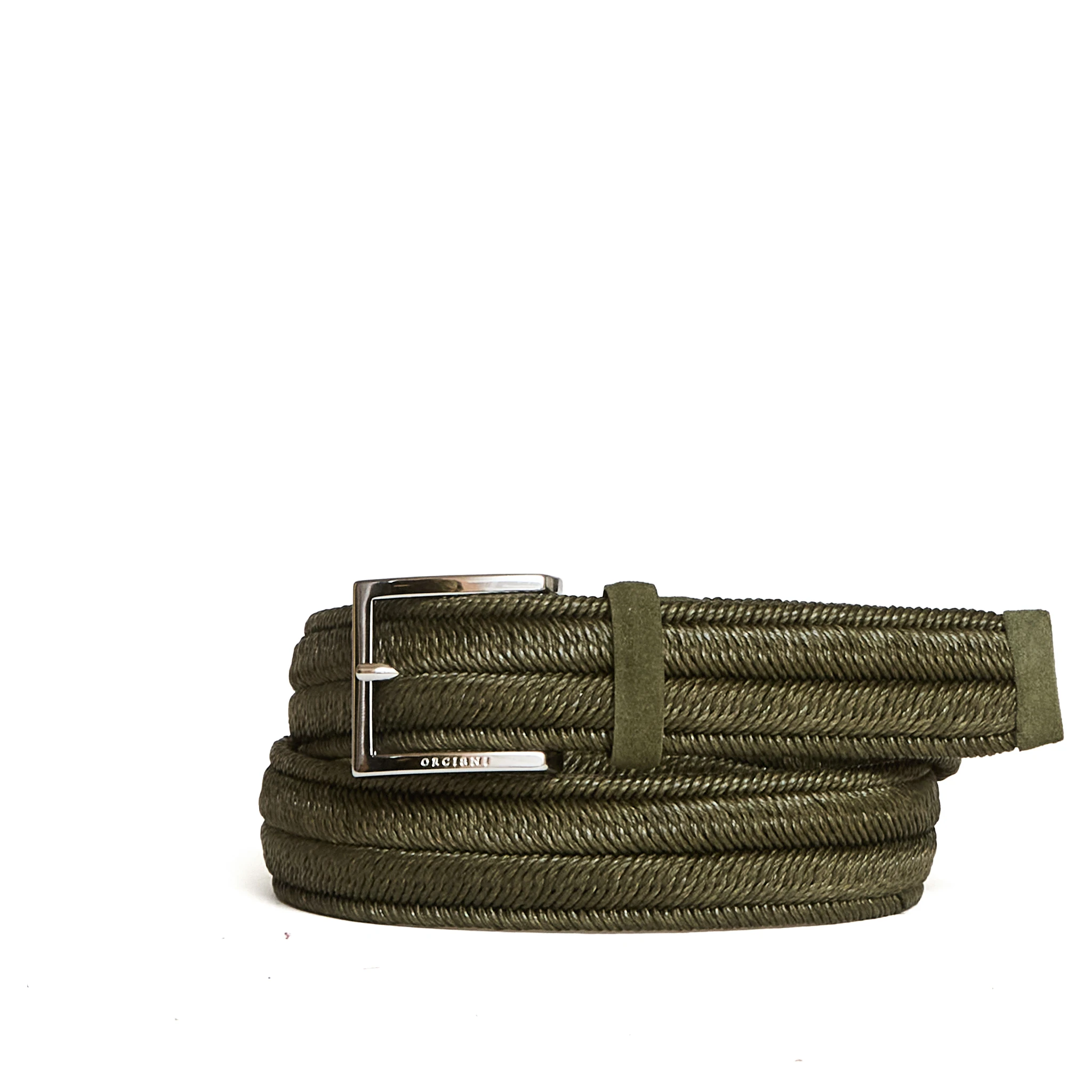 Cintura Elasticizzata Rope Elast In Lino