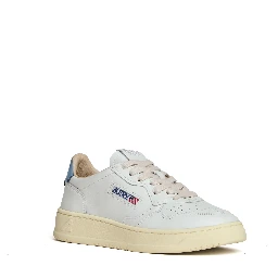 Sneakers Medalist Low In Pelle Bianca, Forget