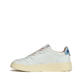 Sneakers Medalist Low In Pelle Bianca, Forget
