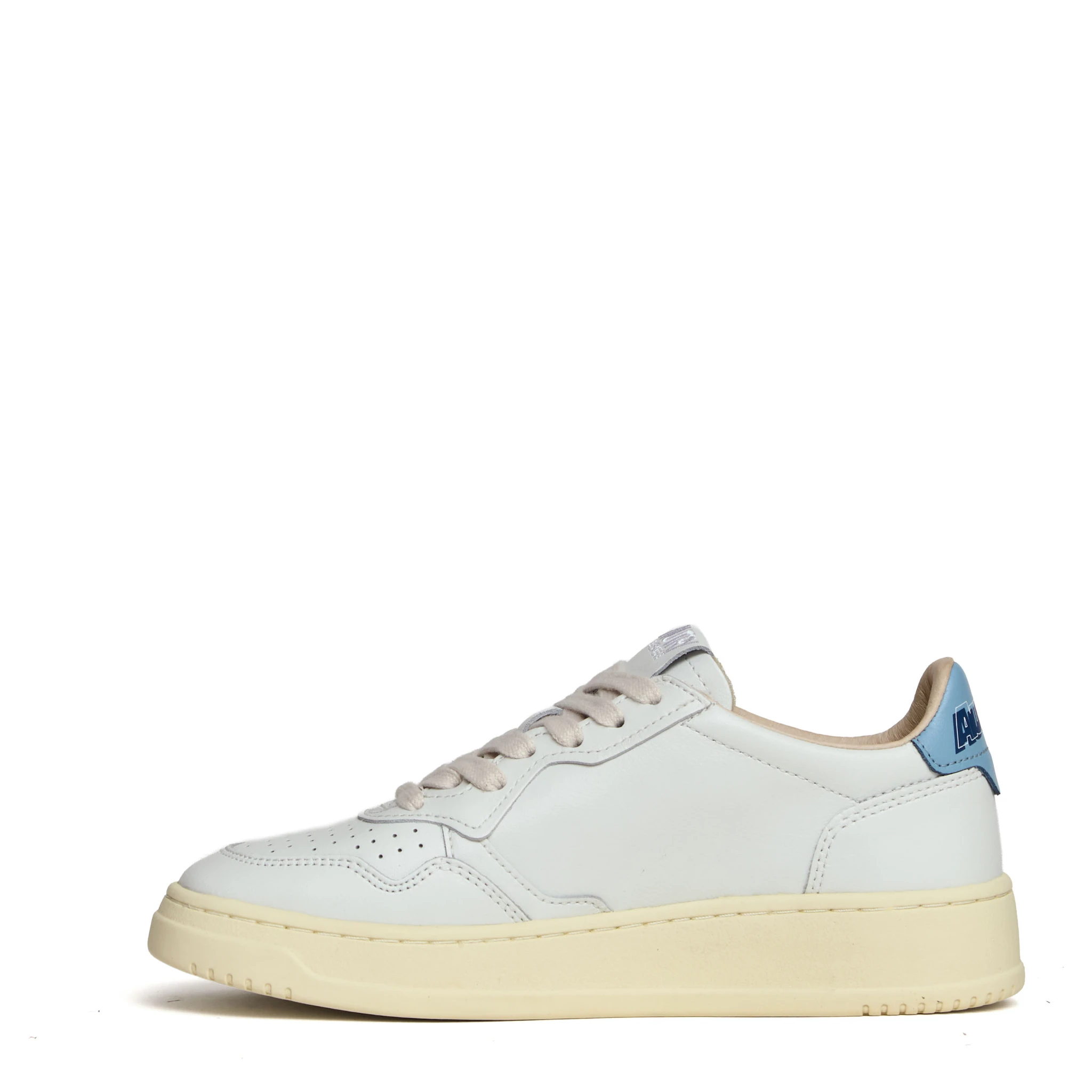 Sneakers Medalist Low In Pelle Bianca, Forget