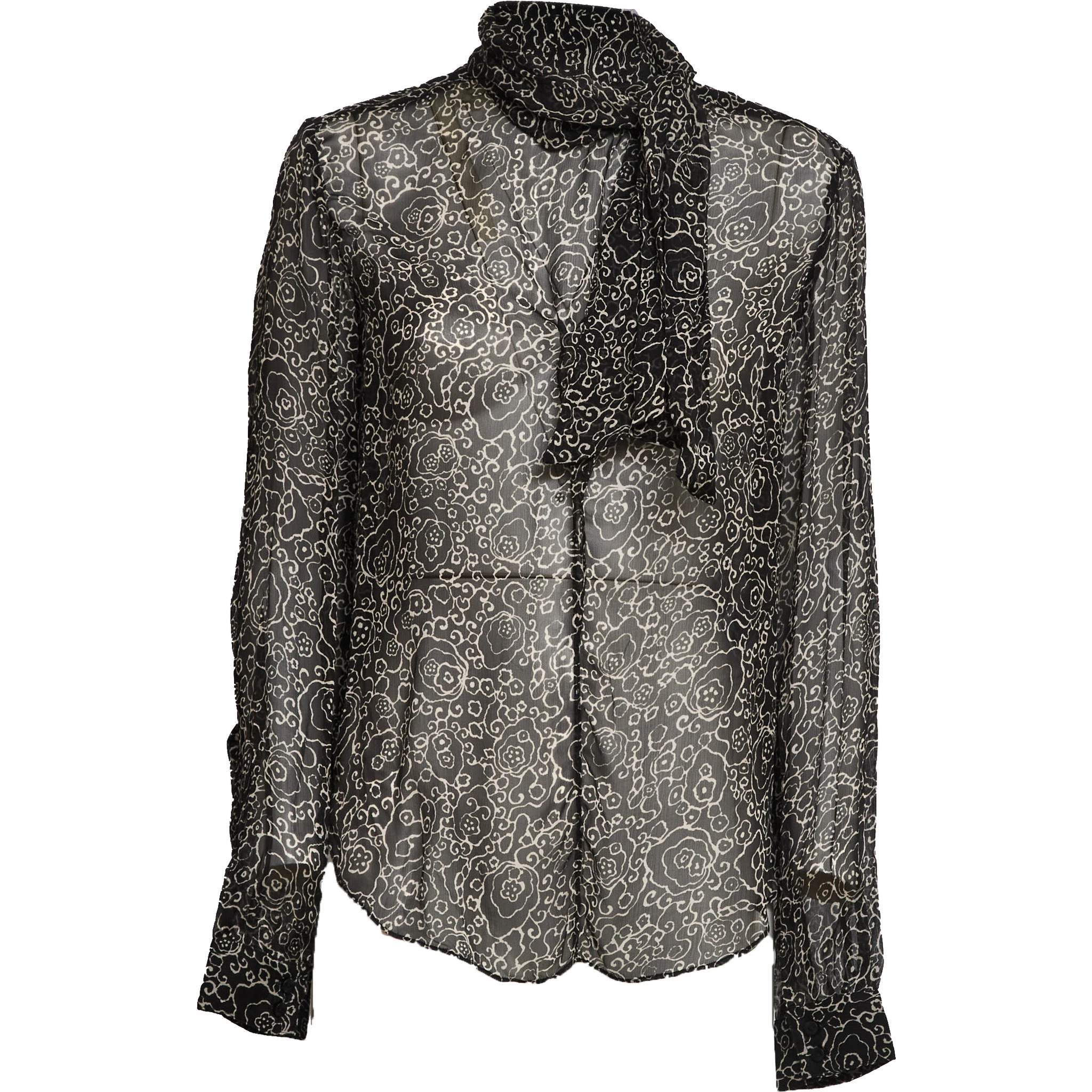 Leona Crinkled Chiffon Top