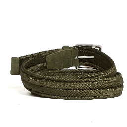 Cintura Elasticizzata Rope Elast In Lino