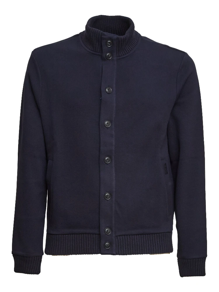 Cardigan In Piquet Di Cotone