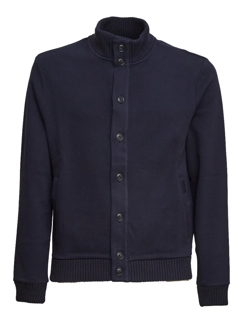 Cardigan In Piquet Di Cotone