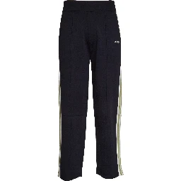 Joggers Lavorati A Maglia Stile Tennis