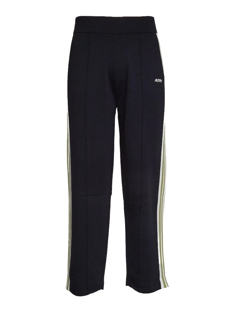 Joggers Lavorati A Maglia Stile Tennis
