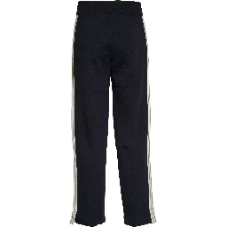 Joggers Lavorati A Maglia Stile Tennis