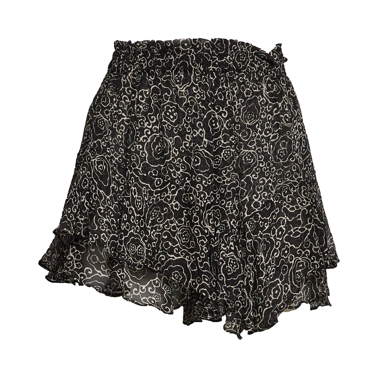 Sornel Crinkled Chiffon Shorts