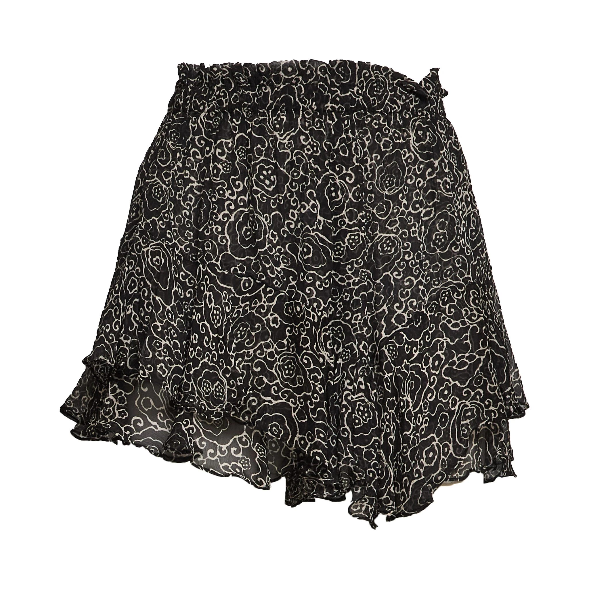 Sornel Crinkled Chiffon Shorts
