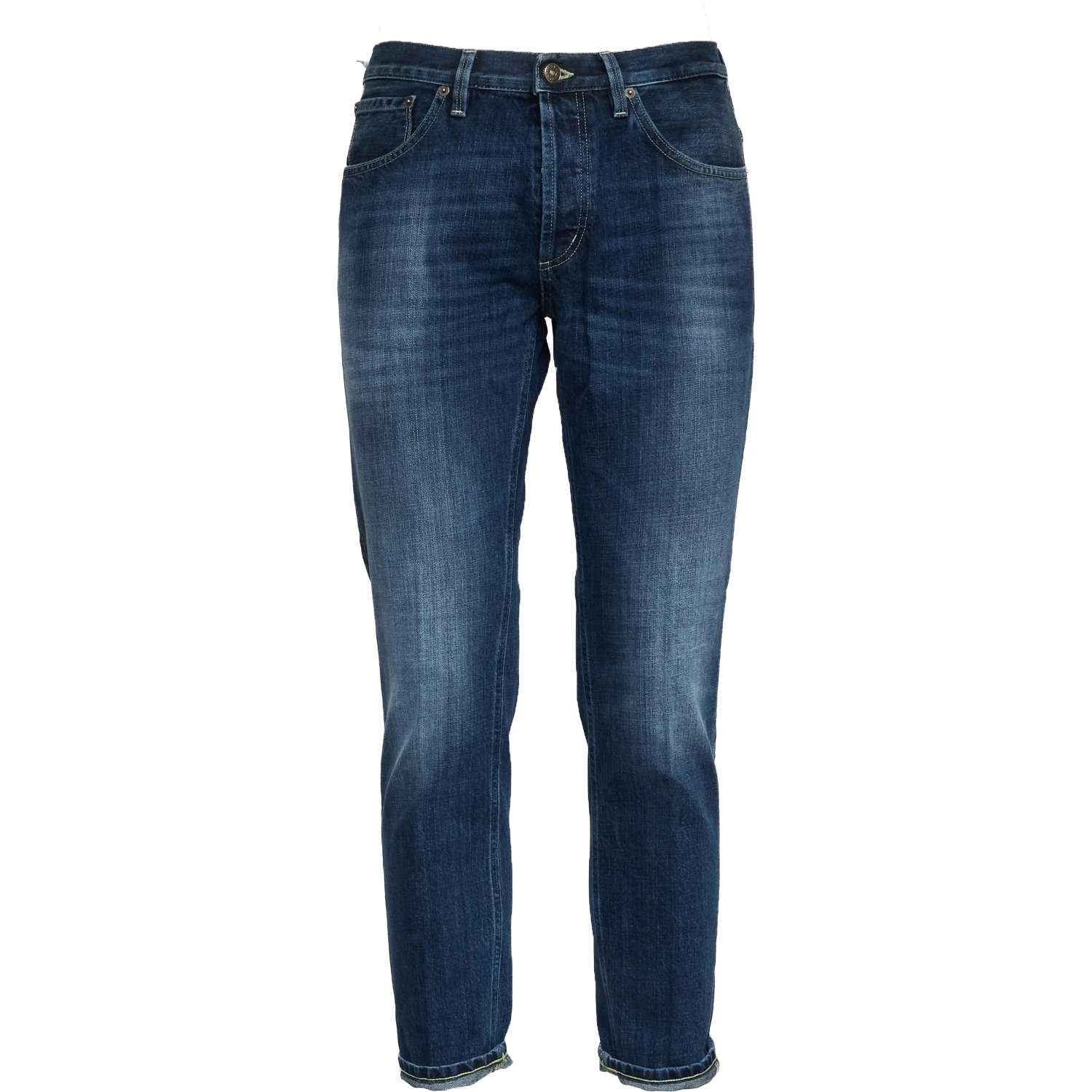 Jeans Brighton In Denim Fisso Cross Blu