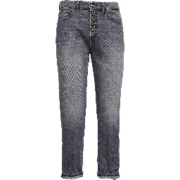 Jeans Koons Loose Bottone Gioiello Loose