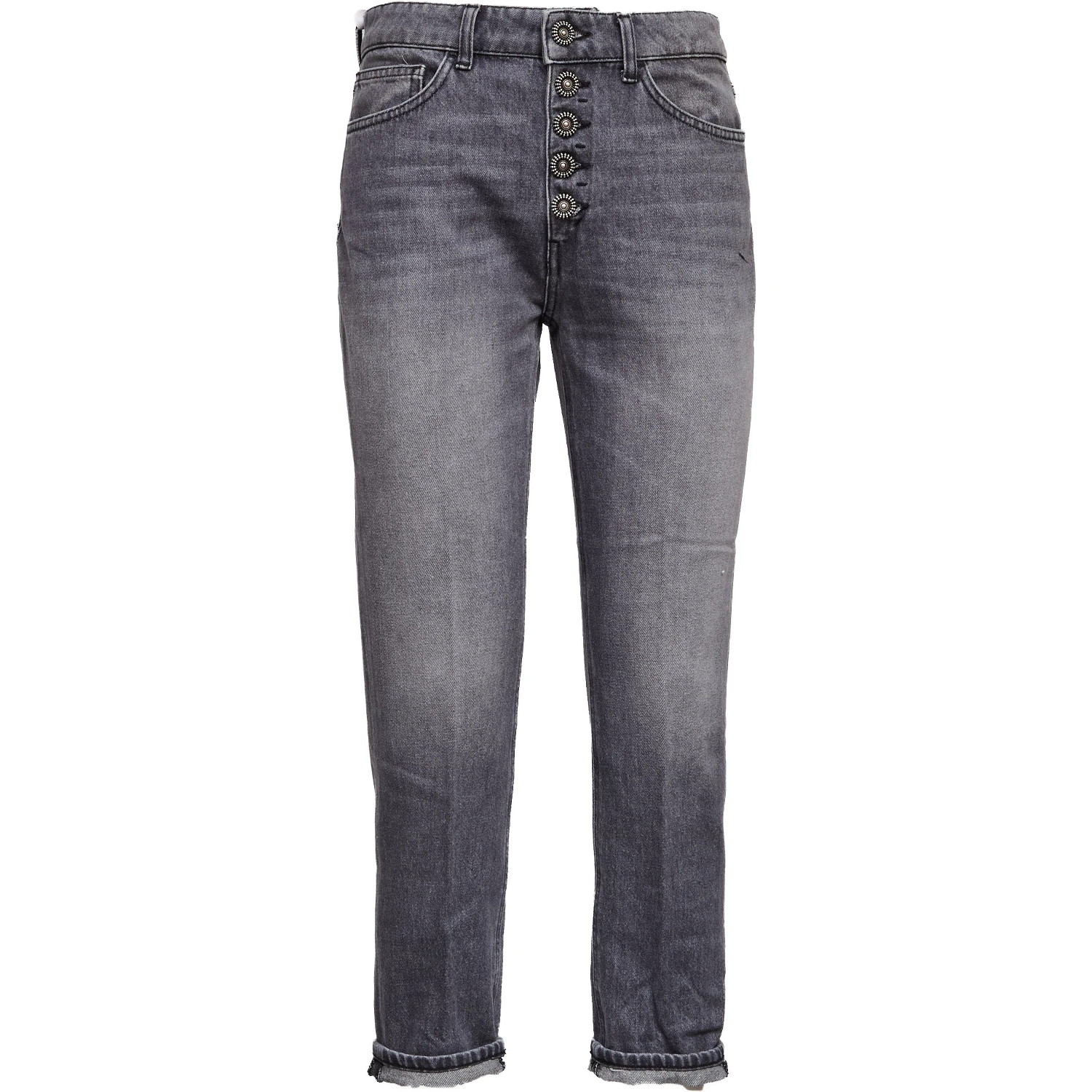 Jeans Koons Loose Bottone Gioiello Loose