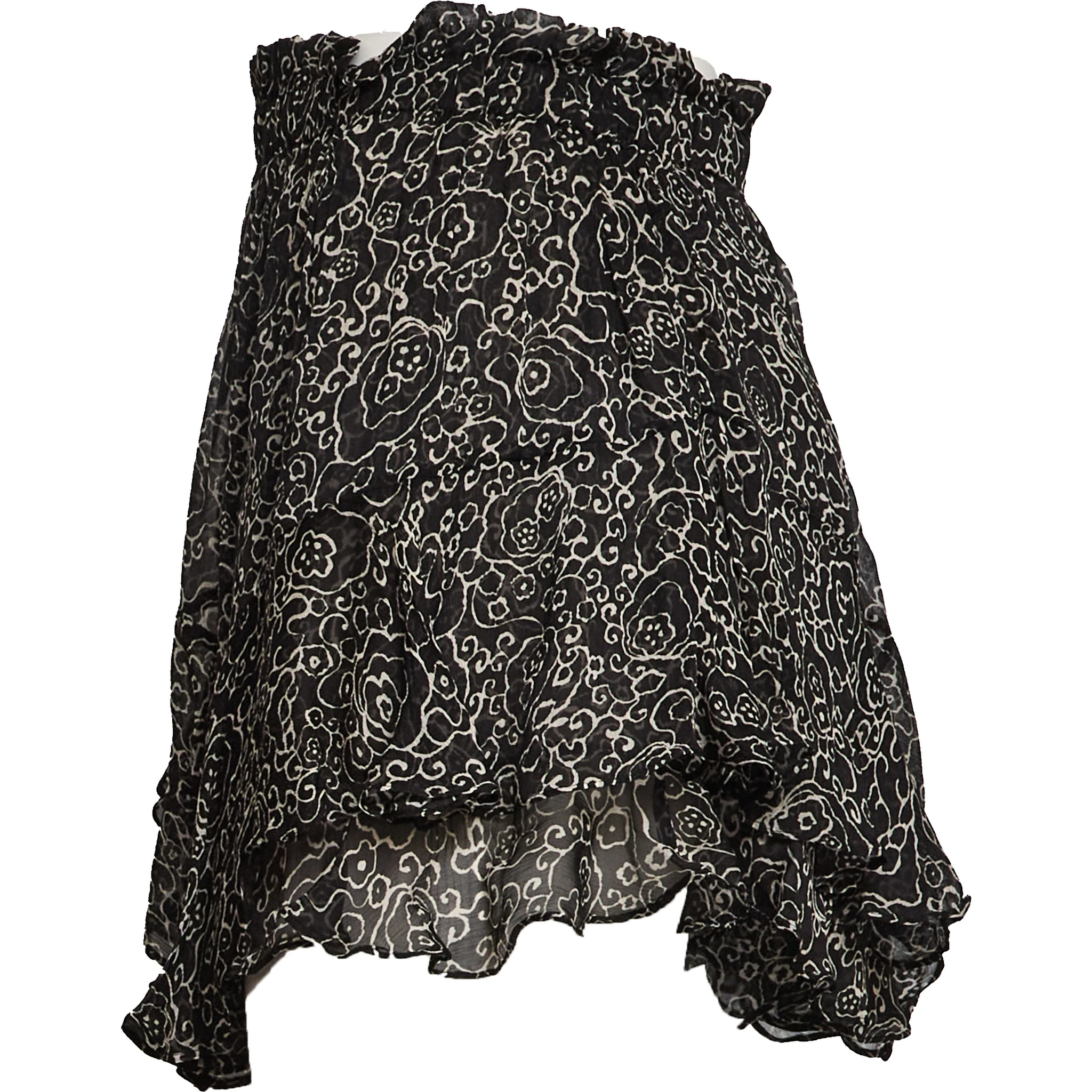 Sornel Crinkled Chiffon Shorts