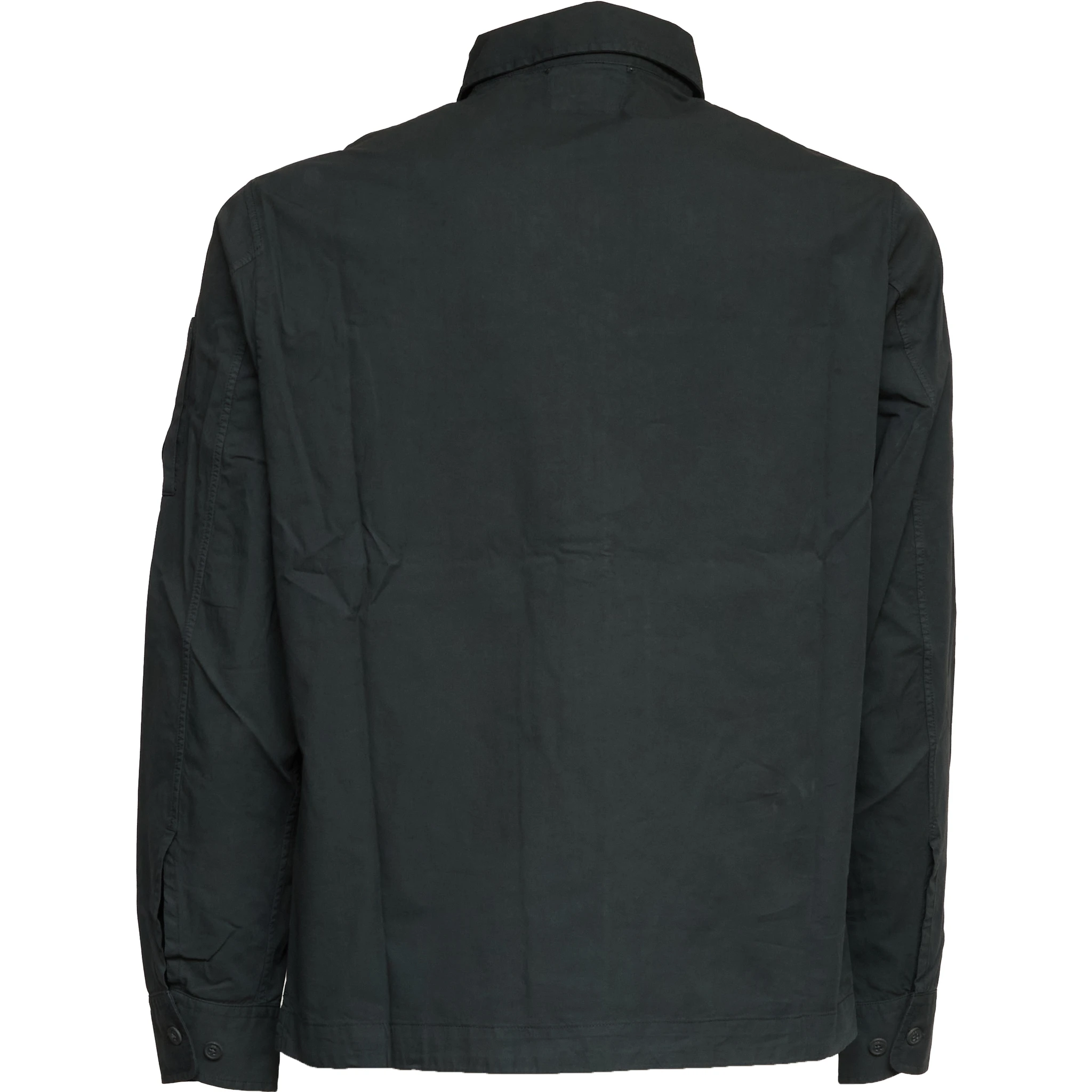 Organic Gabardine Zipped Lens Overshirt