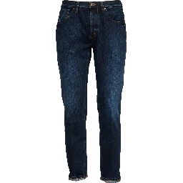 Jeans Brighton In Denim Fisso Cross Blu