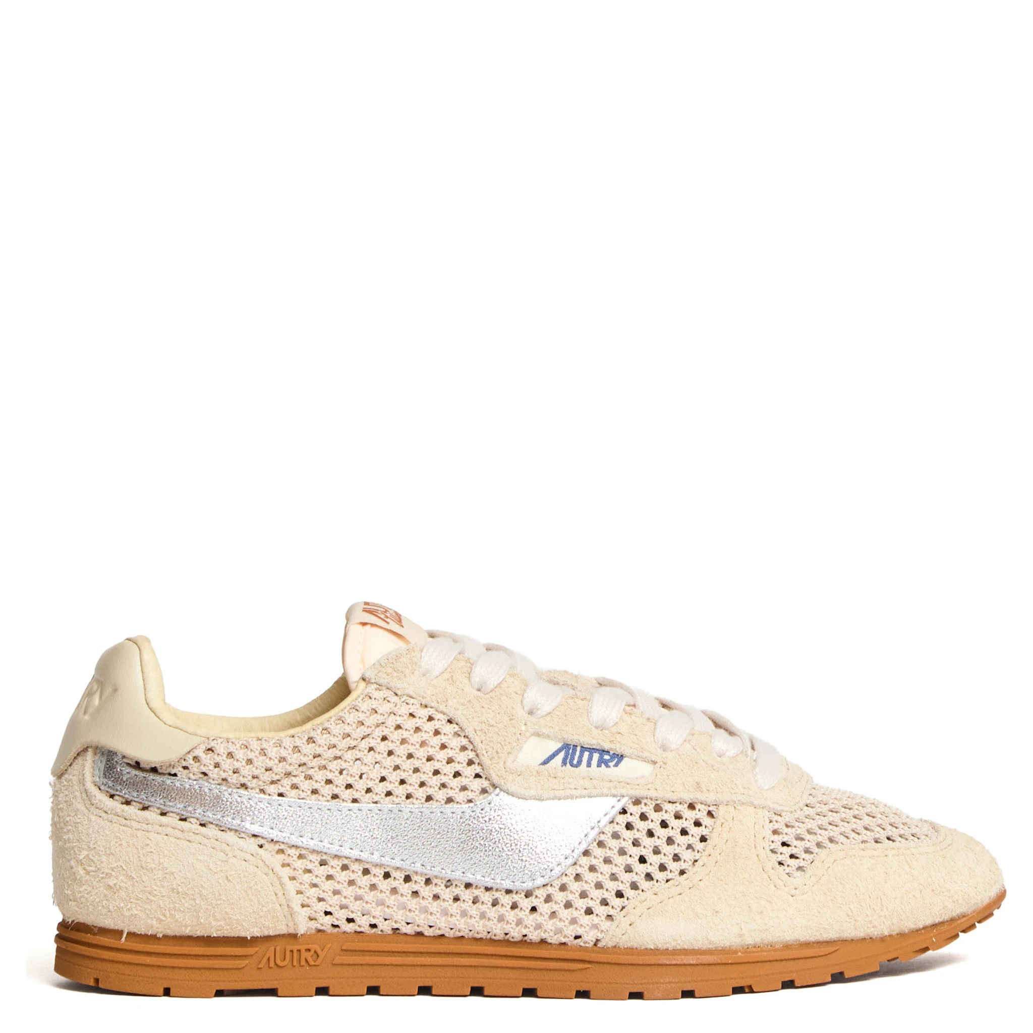 Sneakers Windspin In Suede Lavorato E Pelle