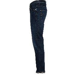 Jeans Brighton In Denim Fisso Cross Blu