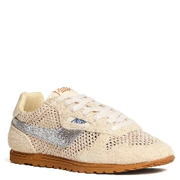 Sneakers Windspin In Suede Lavorato E Pelle