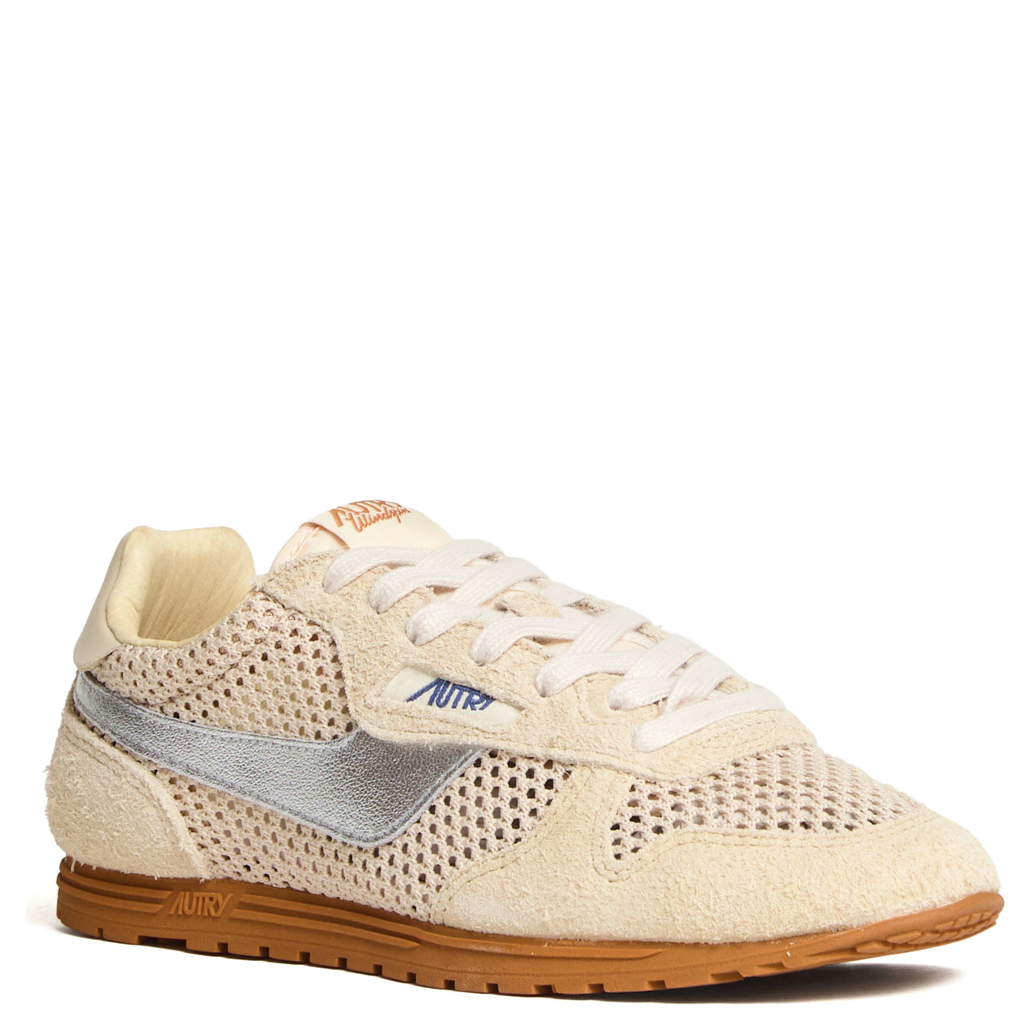Sneakers Windspin In Suede Lavorato E Pelle