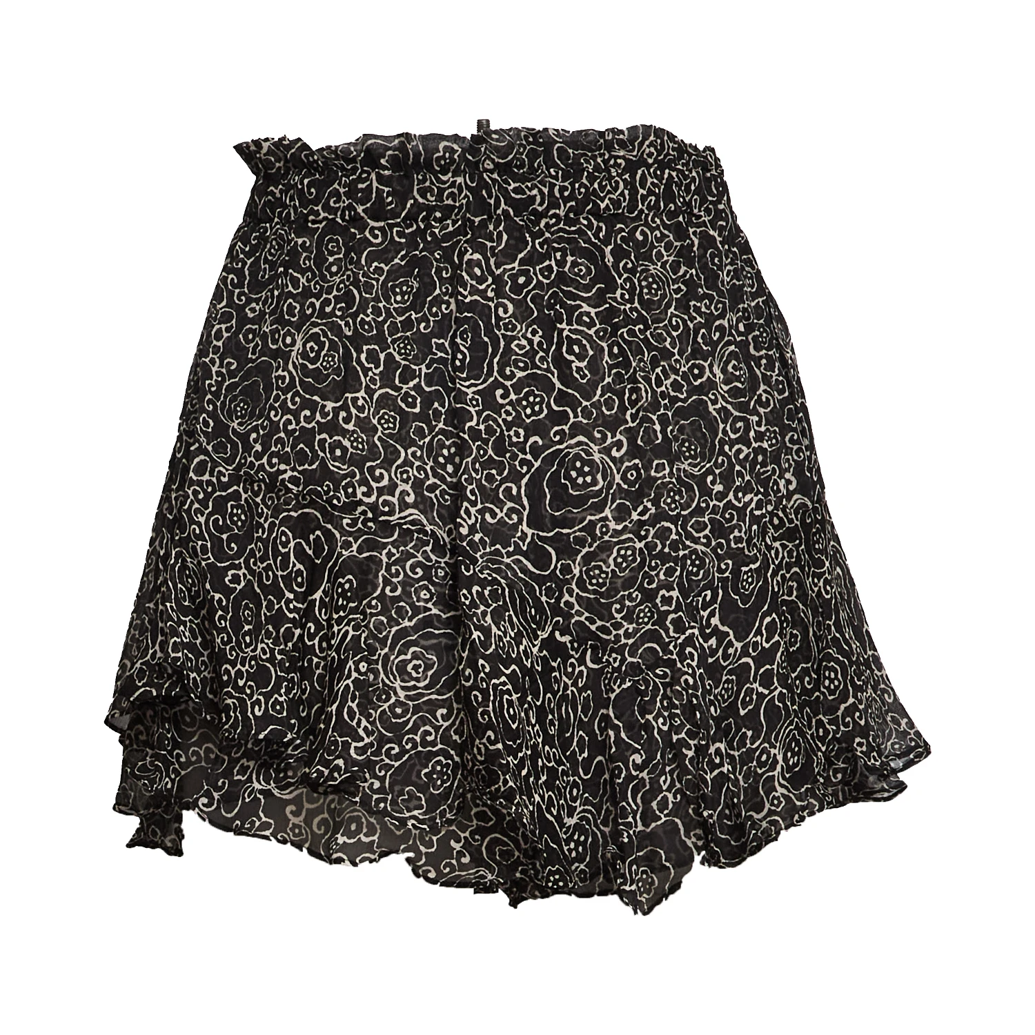 Sornel Crinkled Chiffon Shorts