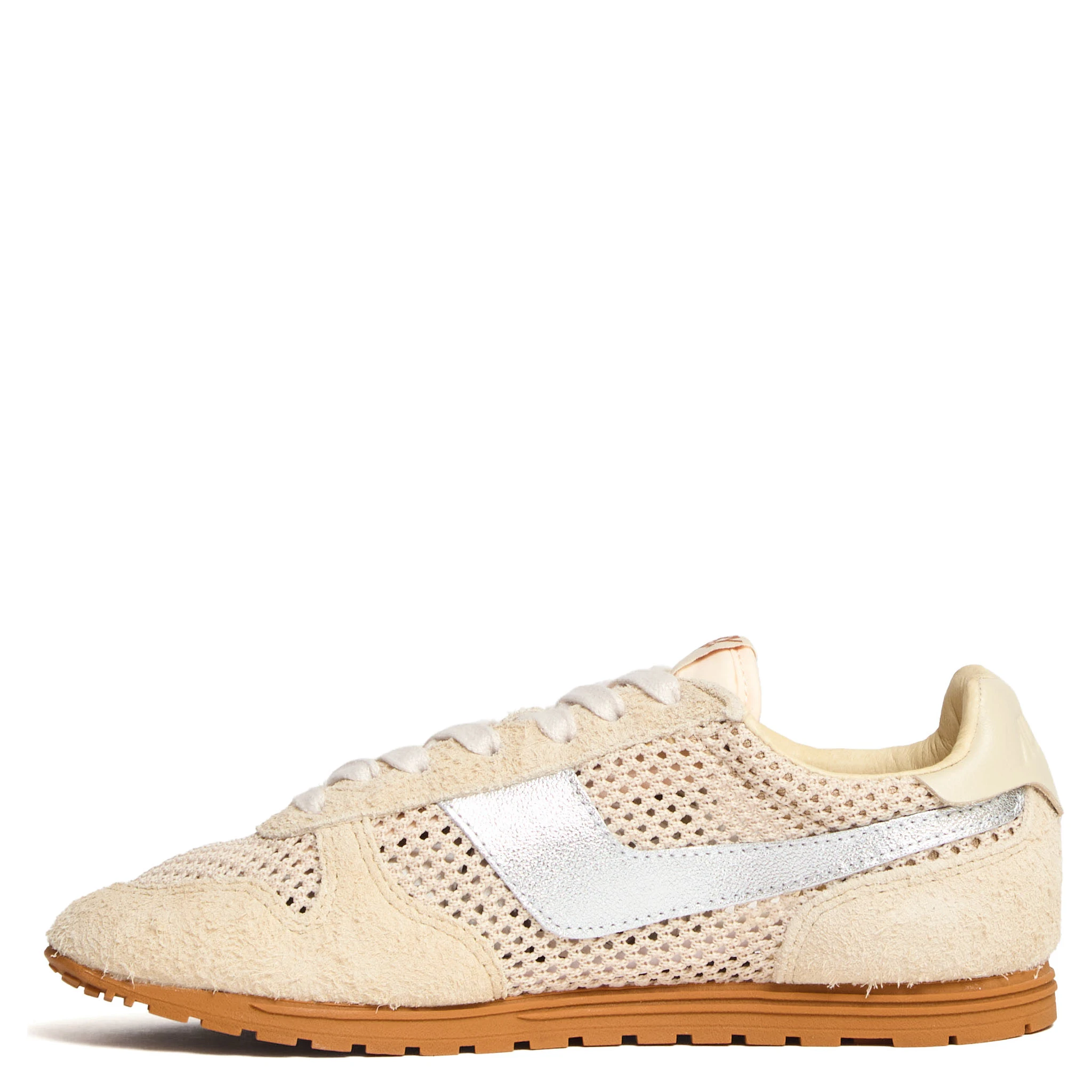 Sneakers Windspin In Suede Lavorato E Pelle