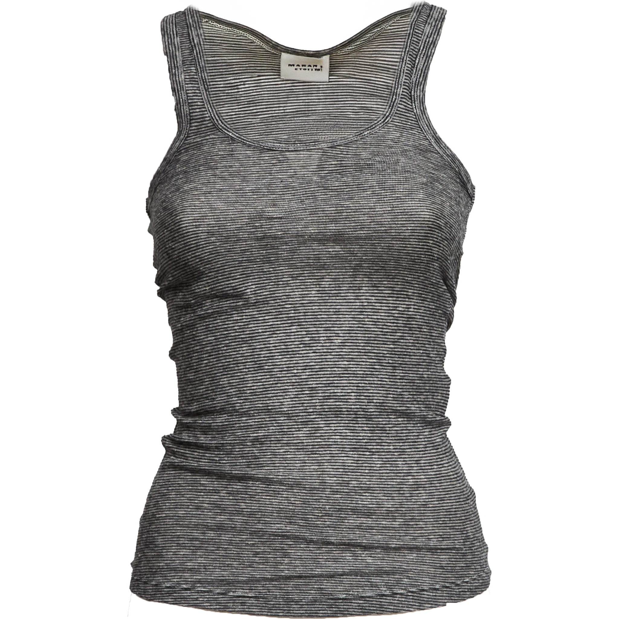 Thea Striped Linen Tee-Shirt