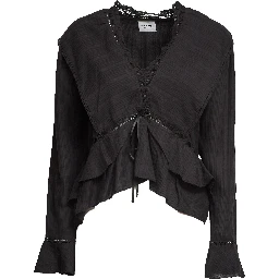 Damienne Frilly Gauze Top