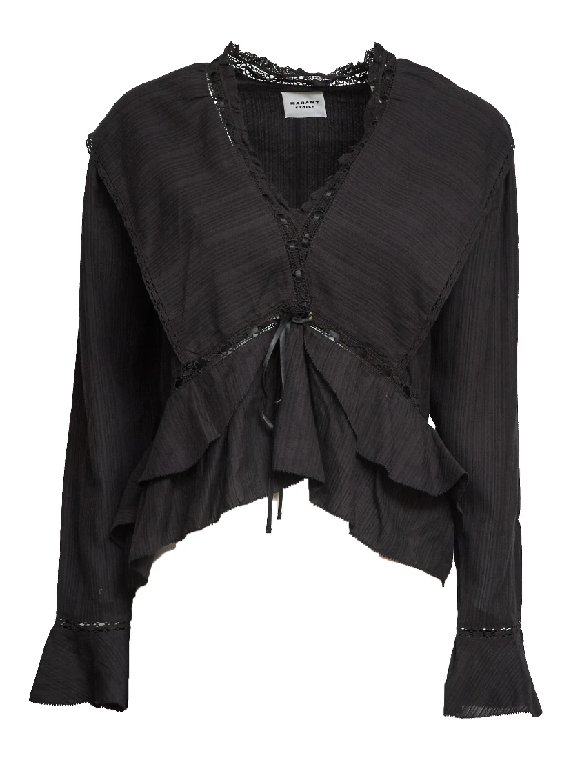 Damienne Frilly Gauze Top