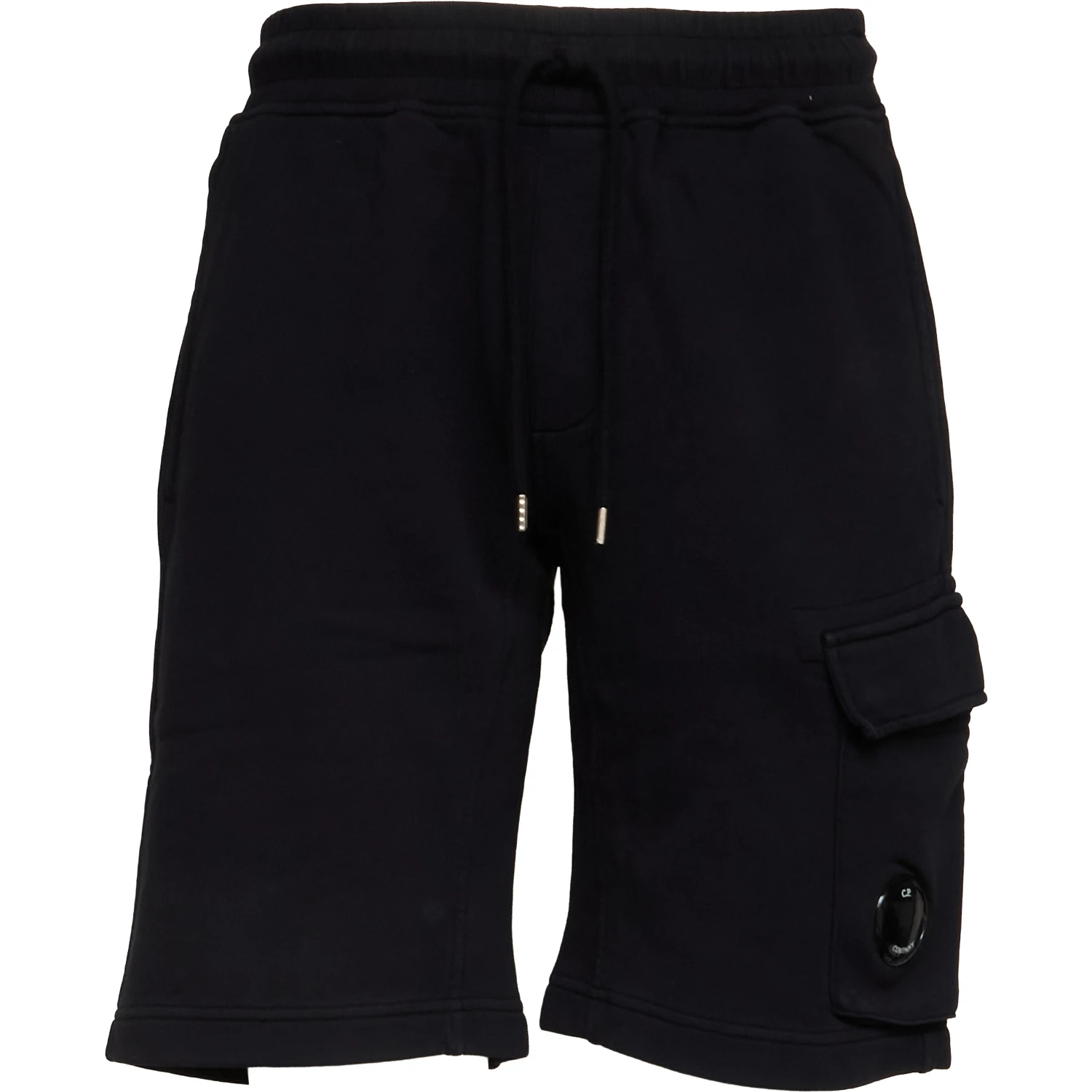 Cotton Diagonal Fleece Cargo Sweatshorts