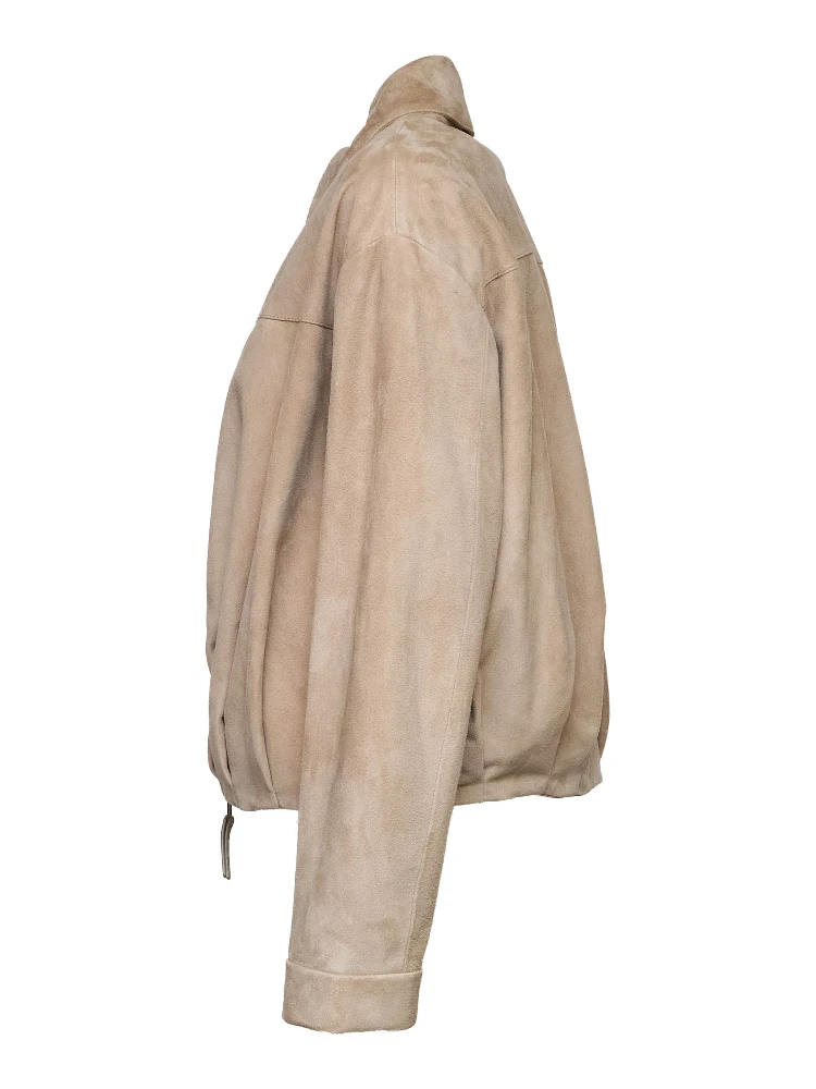 Goat Suede Leather Bomber alternative