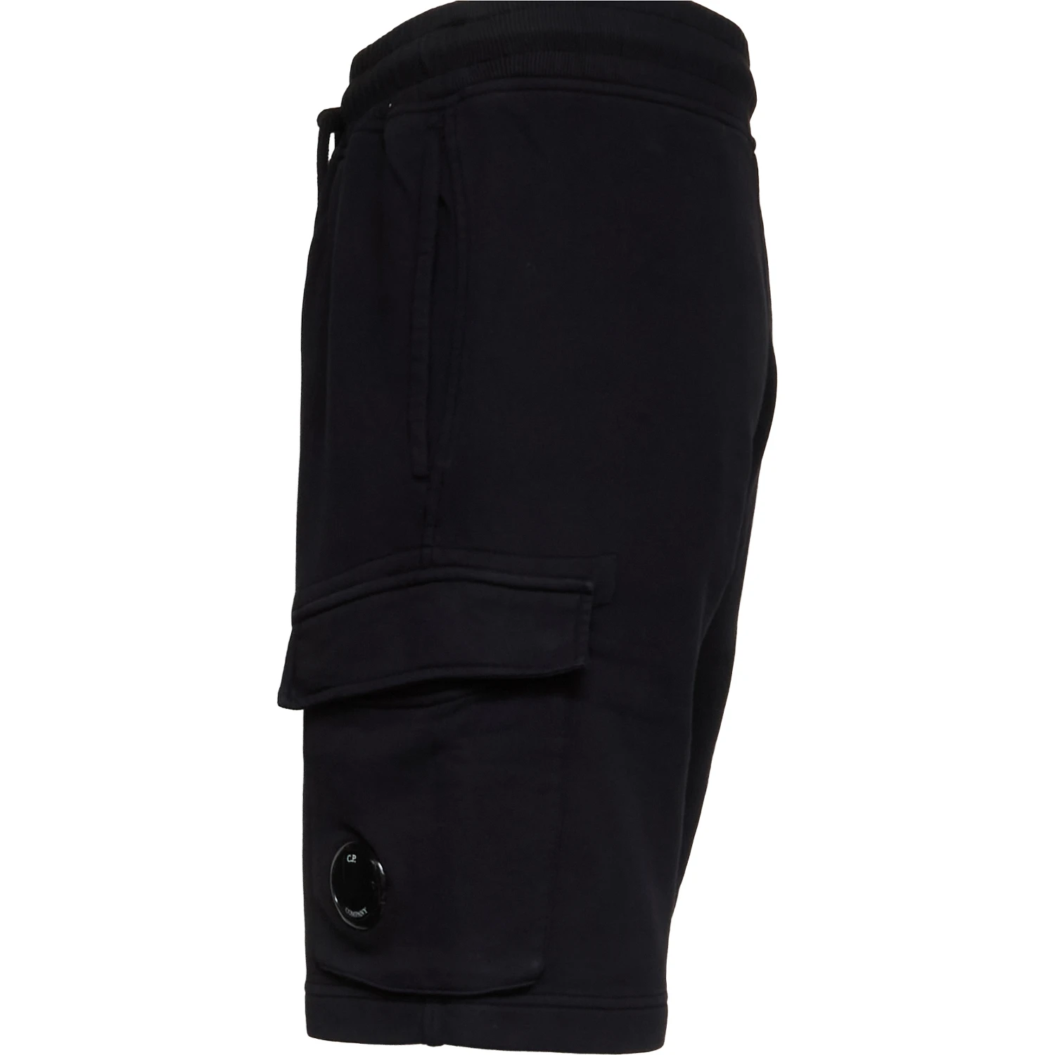 Cotton Diagonal Fleece Cargo Sweatshorts