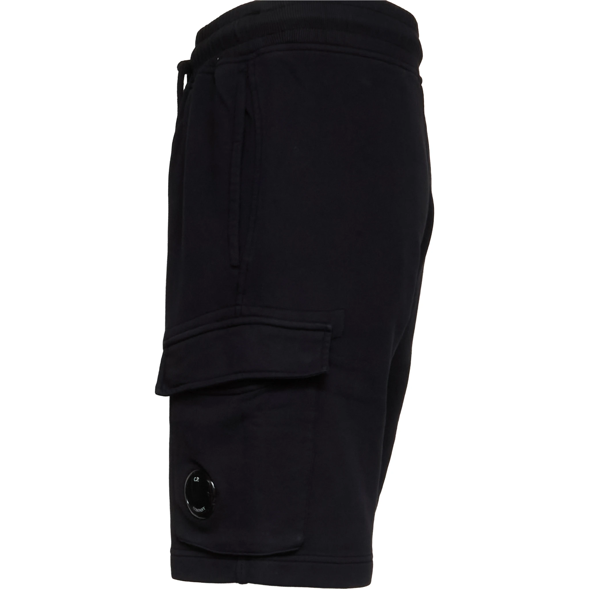 Cotton Diagonal Fleece Cargo Sweatshorts