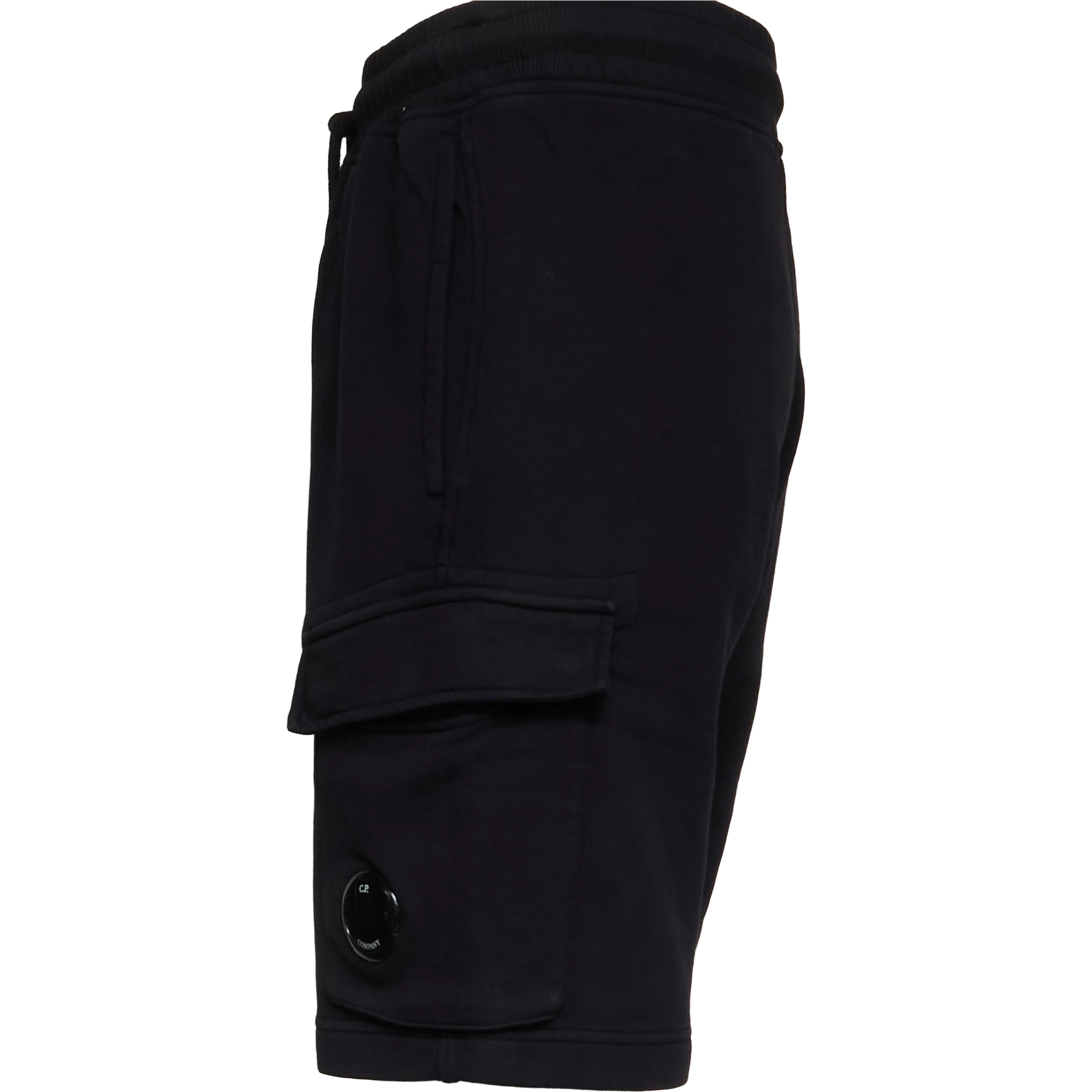 Cotton Diagonal Fleece Cargo Sweatshorts