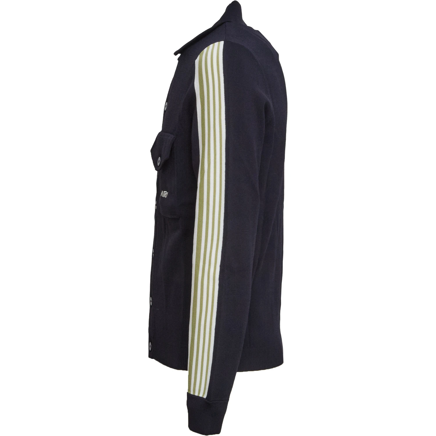 Giacca Lavorata A Maglia Stile Tennis Con Zip