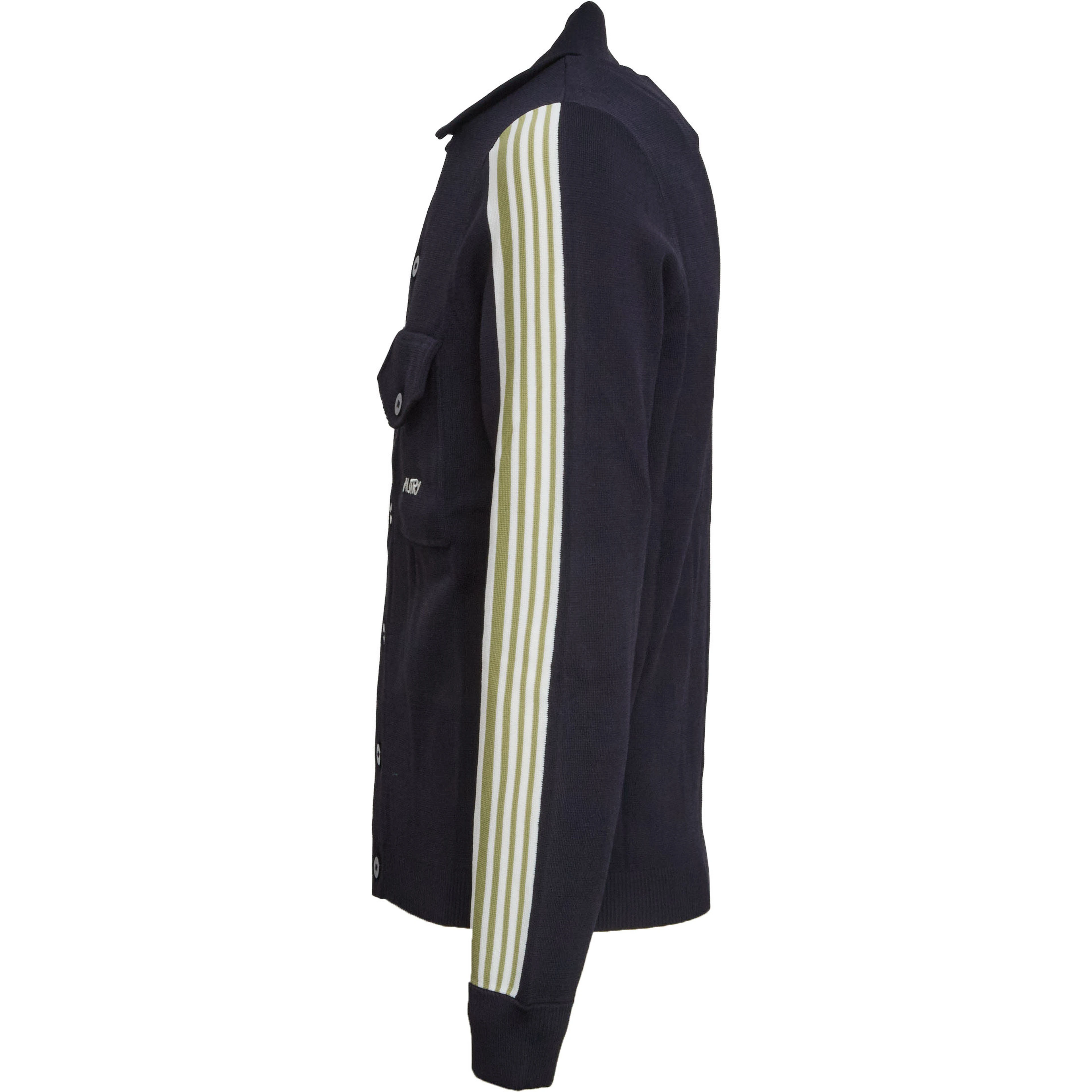 Giacca Lavorata A Maglia Stile Tennis Con Zip
