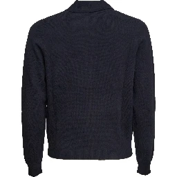 Giacca Lavorata A Maglia Stile Tennis Con Zip