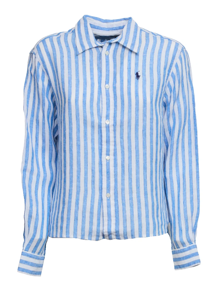 Camicia In Lino A Righe